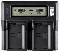 Akumulatory do aparatów dedykowane - Newell Ładowarka LCD Dual Charger do Canon LP-E6 - miniaturka - grafika 1