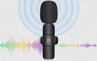 Bezprzewodowy mikrofon Puluz PU3150B Lavalier Typ Lightning - Uchwyty samochodowe do telefonów - miniaturka - grafika 3