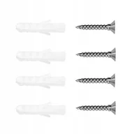 Wieszaki łazienkowe - Wieszak łazienkowy z półką POLIS czarny - miniaturka - grafika 1