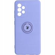 Etui i futerały do telefonów - Bizon Etui Case Silicone Ring Galaxy A52s A52 5G/4G fioletowe BCSRGALA52LPU - miniaturka - grafika 1