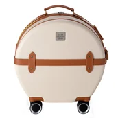 Walizki - Walizka duża podróżna kółka bagaż exclusive  24" - biała Semi Line - miniaturka - grafika 1