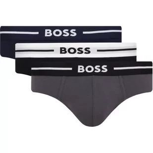 BOSS Slipy 3-pack HipBr 3P Bold - Majtki męskie - miniaturka - grafika 1