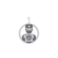 Wisiorki - Srebrna Zawieszka Neurolog GRAWER - miniaturka - grafika 1