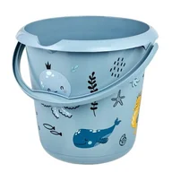 Inne artykuły do sprzątania - Wiadro deco ilvie sea life 10 l niebieskie keeeper - miniaturka - grafika 1