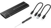 Huby USB - Obudowa na dysk M.2 NVME PCIE USB-C 3.1 Kieszeń M2 - miniaturka - grafika 1