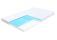 Materace - Materac piankowy LEON pianka wysokoelastyczna profilowana - 80 x 180 - H3 średnio twardy - 10 cm - miniaturka - grafika 1