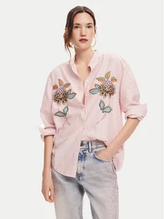 Desigual Koszula Nagano 24WWCW40 Różowy Regular Fit - Koszule damskie - miniaturka - grafika 1