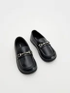 Buciki dla niemowląt - Reserved - Loafersy z klamrą - czarny - miniaturka - grafika 1