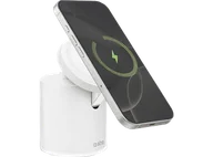 Ładowarki do telefonów - Ładowarka indukcyjna SBS Magnetic Power Dock 2 in 1 15 W Biały - miniaturka - grafika 1