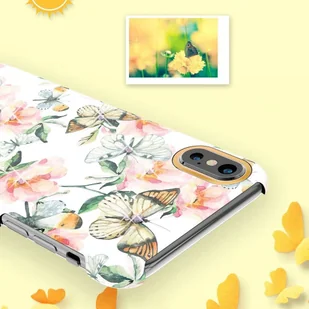 Kingxbar Blossom etui ozdobione oryginalnymi Kryształami Swarovskiego iPhone XS Max różowy - Etui i futerały do telefonów - miniaturka - grafika 12