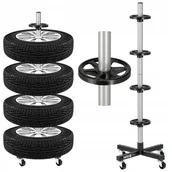 Akcesoria motoryzacyjne - YATO MOBILNY PRZENOŚNY STOJAK STATYW NA KOŁA WIESZAK NA OPONY FELGI YT55691 - miniaturka - grafika 1