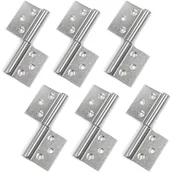 Zawiasy, okucia i inne akcesoria - Zawiasy spawane, pręty spawalnicze ze stali nierdzewnej do drzwi metalowych, długość 10 mm (opakowanie 6 szt.) - miniaturka - grafika 1