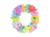 Dodatki do strojów karnawałowych - Wianek hawajski na głowę kolorowy - 1 szt. - miniaturka - grafika 1