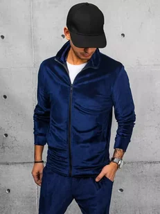Bluza męska granatowa Dstreet BX5537-L - Bluzy męskie - miniaturka - grafika 1