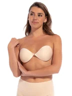 Biustonosze - MAGIC Bodyfashion Damski biustonosz samonośny Kobiety Sztuczne włókno beżowy jednolity, A - miniaturka - grafika 1