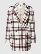 Marynarki i żakiety damskie - Żakiet ze wzorem w kratę model ‘GLOBAL STRIPE CHECK’ - miniaturka - grafika 1