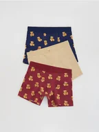 Skarpetki dla dzieci - Reserved - Bawełniane bokserki 3 pack - bordowy - miniaturka - grafika 1
