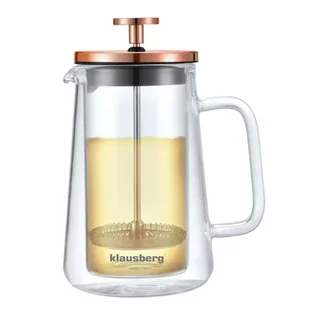 ZAPARZACZ TŁOKOWY DO KAWY/HERBATY TERMICZNY 350ml KLAUSBERG KB-7723 - Zaparzacze i kawiarki - miniaturka - grafika 1