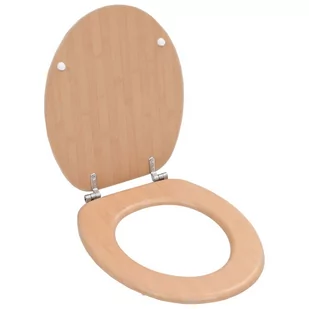 Deska klozetowa, MDF, wzór drewna bambusowego - Deski sedesowe - miniaturka - grafika 1