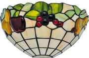 Lampy ścienne - Kaja Kinkiet witrażowy Fruit 1xE27 40W K-W12550 - miniaturka - grafika 1