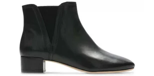 Botki Clarks Orabella Ruby czarne skórzane 35,5 - Botki damskie - miniaturka - grafika 1
