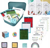 Zabawki sensoryczne - ZESTAW AKCESORIÓW ZABAWEK TABLIC HASEŁ DLA DZIECI Z AUTYZMEM AUTYZM ADHD - miniaturka - grafika 1