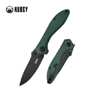 Noże - Nóż składany Kubey Ruckus Green G10, Blackwashed AUS-10 by Sherif Manganas (KU314L) - miniaturka - grafika 1