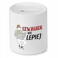 Skarbonki - Skarbonka Dla Niani na Urodziny na Prezent z Nadrukiem ze Zdjęciem + Opakowanie na prezent (wzór 02) - miniaturka - grafika 1