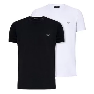 Emporio Armani T-shirt męski (2 sztuki), czarny/biały, XL - Koszulki męskie - miniaturka - grafika 1