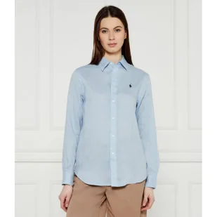 POLO RALPH LAUREN Lniana koszula Classic fit - Koszule damskie - miniaturka - grafika 1