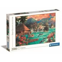 Clementoni Puzzle 2000 HQ Island Life - - Puzzle - miniaturka - grafika 1