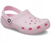Buty dla dziewczynek - Crocs Classic Clog Kids 206991-6ZW Różowe 28/29 - miniaturka - grafika 1