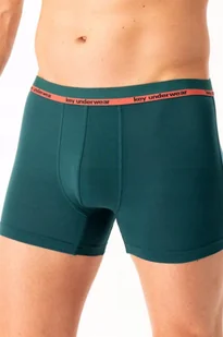 KEY BOKSERKI MĘSKIE MXH 287 B25 XXL ZIELONY - Majtki męskie - miniaturka - grafika 1