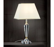 Lampy stojące - Orion LA 4-1201 - Kryształowa lampa stołowa VERONIQUE 1xE27/60W/230V kremowy/złoty - miniaturka - grafika 1