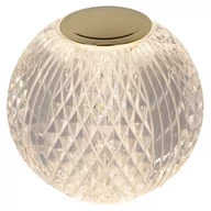 Lampy stojące - Stołowa lampa glamour Cintra ściemnialna LED 1,5W złota - miniaturka - grafika 1
