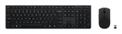 Zestawy myszka + klawiatura - Lenovo 4X31R64316 klawiatura Dołączona myszka Biuro RF Wireless + Bluetooth QWERTY US English Szary - miniaturka - grafika 1