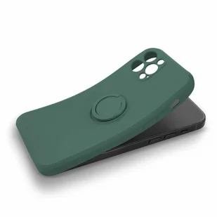 Etui SAMSUNG GALAXY A52 / A52S / A53 5G Silicone Ring zielone - Etui i futerały do telefonów - miniaturka - grafika 1