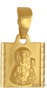 Wisiorki - Zawieszka Medalik złoty z wizerunkiem Matki Boskiej z dzieciątkiem pr.585 - miniaturka - grafika 1
