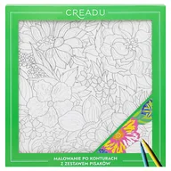 Zabawki kreatywne - CREADU, Malowanie Po Konturach, Kwiaty - miniaturka - grafika 1