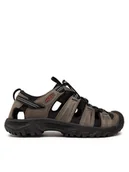 Sandały męskie - Keen Sandały Targhee III Sandal 1022428 Szary - miniaturka - grafika 1