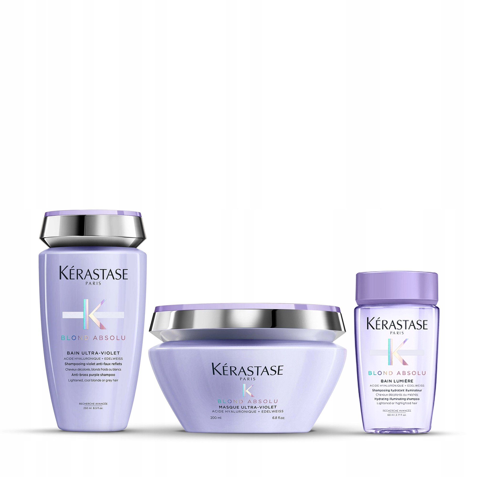 Kérastase Blond Absolu Ultra-Violet Zestaw Nawilżający Szampon TravelSize