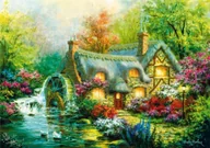 Puzzle - Bluebird Puzzle Puzzle 1000 Stary młyn nad rzeką - miniaturka - grafika 1