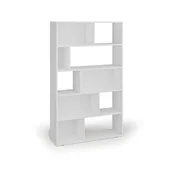 Regały biurowe - Regał CASCADE, 1000x300x1766 mm, biały - miniaturka - grafika 1
