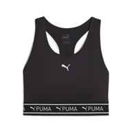 Biustonosze - Damski Stanik sportowy PUMA 4KEEPS ELASTIC BRA - P 52531901 – Czarny - miniaturka - grafika 1