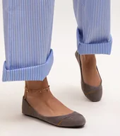 Baleriny - Szare klasyczne baleriny Dorris-37 - miniaturka - grafika 1