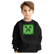 Bluzy dla dziewczynek - BLUZA DZIECIĘCA MŁODZIEŻOWA MINECRAFT 134-140 WZORY PREZENT JAKOŚĆ - miniaturka - grafika 1