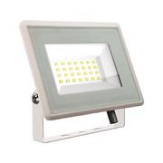 Halogeny - Naświetlacz halogen LED V-TAC 20W Biały VT-4924 neutralna 1650lm - miniaturka - grafika 1