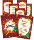 Ozdoby bożonarodzeniowe - Zadania I Ciekawostki Kalendarz Adwentowy 31 Kart - miniaturka - grafika 1