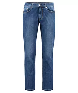 BRAX Feel Good Feel Good spodnie męskie Cooper – krój regular fit, stretch, normalny ściągacz – bawełna, stretch bawełniany, 1 Perma Blue Nos, 32W / 30L - Spodnie męskie - miniaturka - grafika 1
