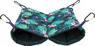 Kraina Tuptusia Tropikalny Las hamak z piwnicą 50x30 cm XL - Akcesoria dla gryzoni - miniaturka - grafika 1